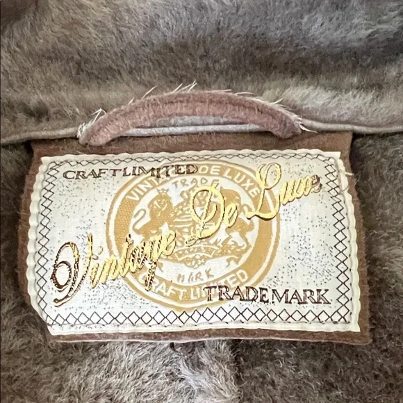 Genuine shearling jacket by Vintage De Luxe IT 42 - Picture 2 of 14